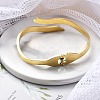 Ion Plating(IP) 304 Stainless Steel Hinged Bangles for Women BJEW-A011-22G-3