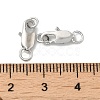 Brass Lobster Claw Clasps KK-P249-05A-P-3