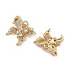 SHEGRACE Brass Pave Clear Cubic Zirconia Pendants XGRQ4D982-657G-2
