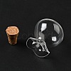 Lucky Bag Shape Glass Cork Bottles Ornament X1-AJEW-A039-02B-4