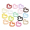 Spray Paint Alloy Spring Gate Rings AL-CBA9266-04-1