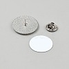 Alloy Sublimation Blank Brooch Pin DIY-WH20025-025B-2