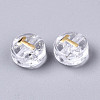 Transparent Clear Acrylic Beads TACR-S150-02B-06-3