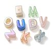 Opaque Rainbow Iridescent Acrylic Beads OACR-P010-23-2