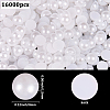 16000Pcs ABS Plastic Cabochons OACR-PA0001-20-2