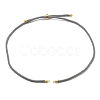 Nylon Cords Necklace Making AJEW-P116-03G-11-1