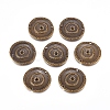 Tibetan Style Links/Connectors LS-TIBEP-EA300YKG-AB-LF-2