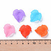 Autumn Theme Transparent Frosted Acrylic Pendants X-PAF002Y-5
