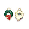 Rack Plating Alloy Enamel Charms LS-ENAM-N055-167-3