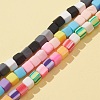 3 Strands 3 Style Handmade Polymer Clay Beads Strands CLAY-FS0001-17-4