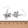 Rack Plating Brass Dangle Earrings for Women KK-CBA69D1-01P-01-6