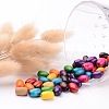 Mixed Oval Natural Wooden Beads X-WOOD-W02KR-8x12mm-3