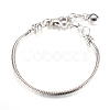 Brass European Style Bracelet Jewelry Making KK-S756-17cm-01P-1