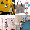 Owl DIY Diamond Painting Keychain Sets DIY-WH0163-82-7
