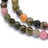Natural Multicolor Tourmaline Beads Strands G-E411-23-4mm-3
