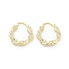 Brass Hoop Earrings EJEW-Q811-37G-1
