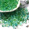 Transparent Baking Paint Glass Seed Beads SEED-P006-02B-16-1