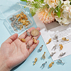 40Pcs 2 Colors Brass Ice Pick Pinch Bails KK-GO0002-15-3