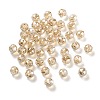 Electroplate Round Glass Beads  EGLA-A043-01-PL02-1
