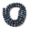 Natural Kyanite/Cyanite/Disthene Round Beads Strands G-O017-6mm-04C-2