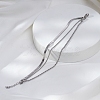 Stylish Stainless Steel Triple-layer Bracelets OB2318-1-2