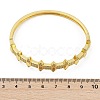 Brass Micro Pave Clear Cubic Zirconia Hinged Bangles for Women BJEW-S168-05G-4