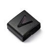 Ion Plating(IP) 304 Stainless Steel Square Slide Charms STAS-L132-14V-B-2