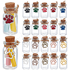 20Pcs 10 Styles Glass Jar Glass Bottles AJEW-PH01592-1