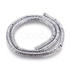 Electroplated Non-magnetic Synthetic Hematite Bead Strand G-E498-01F-2