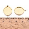 304 Stainless Steel Pendant Cabochon Component STAS-Q113-18D-G-3