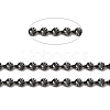 304 Stainless Steel Flower Link Chains STAS-B041-08EB-2