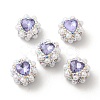 Polymer Clay Rhinestone Beads RGLA-D050-04C-2