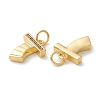 Rack Plating Eco-friendly Brass Micro Pave Clear Cubic Zirconia Charms KK-D072-01G-T-NR-2