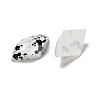 Spot Pattern Resin Cabochons LS-MRMJ-G015-13-3