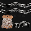 1 Yard Iron Rhinestone Cup Chains IFIN-TA0001-74-3