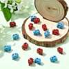 20Pcs 2 Colors Synthetic Coral Beads CORA-YW0001-03-5