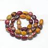Natural Mookaite Beads Strands G-R445-8x10-11-2
