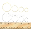 64Pcs 8 Style 316 Surgical Stainless Steel Hoop Earring Findings STAS-FS0001-33-6
