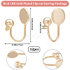 12Pcs Brass Cuff Earring Findings KK-BBC0010-22G-2
