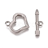 Non-Tarnish 304 Stainless Steel Toggle Clasps STAS-L247-002P-2