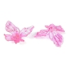 Transparent Plastic Pendants KY-N025-44G-2