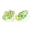 Transparent Acrylic Beads X-PACR-T013-04-5