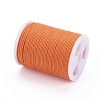 Round Waxed Polyester Cord YC-G006-01-1.0mm-07-3