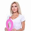 DIY Pink Awareness Ribbon Alloy Enamel Dangle Earring Making Kits DIY-YW0010-56-6