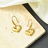 304 Stainless Steel Heart Dangle Earrings for Women EJEW-G417-02G-3