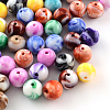 Opaque Acrylic Beads SACR-R853-12mm-M-1