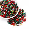 Christmas Theme Glass Seed Beads SEED-N007-13K-1
