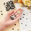 3 Strands 3 Colors Natural Lava Rock Beads Strands G-OC0002-83-3