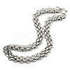 Non-Tarnish 304 Stainless Steel Chain Necklaces NJEW-P298-01A-P-1