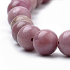 Natural Rhodonite Beads Strands G-S259-08-6mm-3